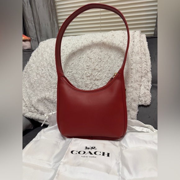 Coach Handbags - Coach Ruby Leather Curve Zip Bag